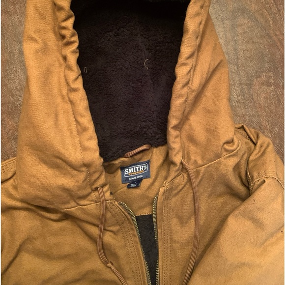 Smith’s Workwear NWT Cotton Canvas and Sherpa Size Large Jacket - Picture 2 of 6